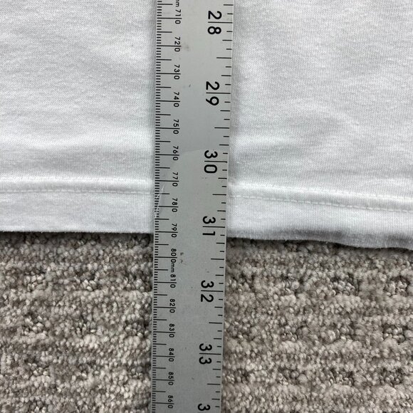 Vintage Stedman Made in USA Polo Shirt Men XL White Polo Classic Hawaii 80s - Picture 10 of 10